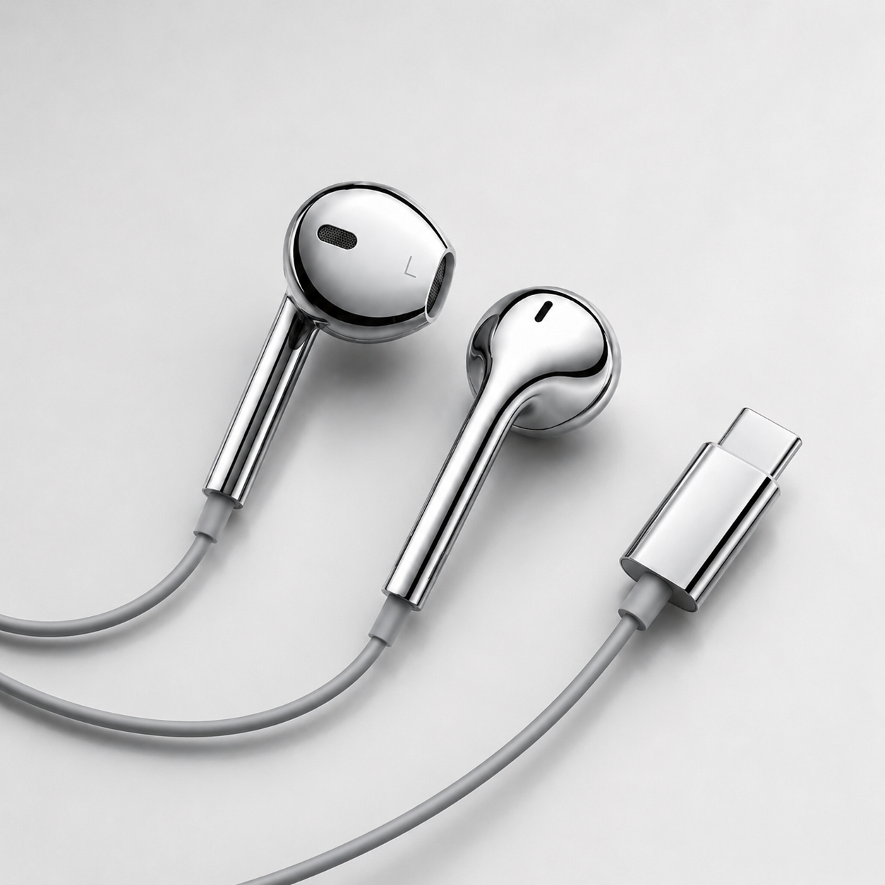CHROME WIRED BUDS